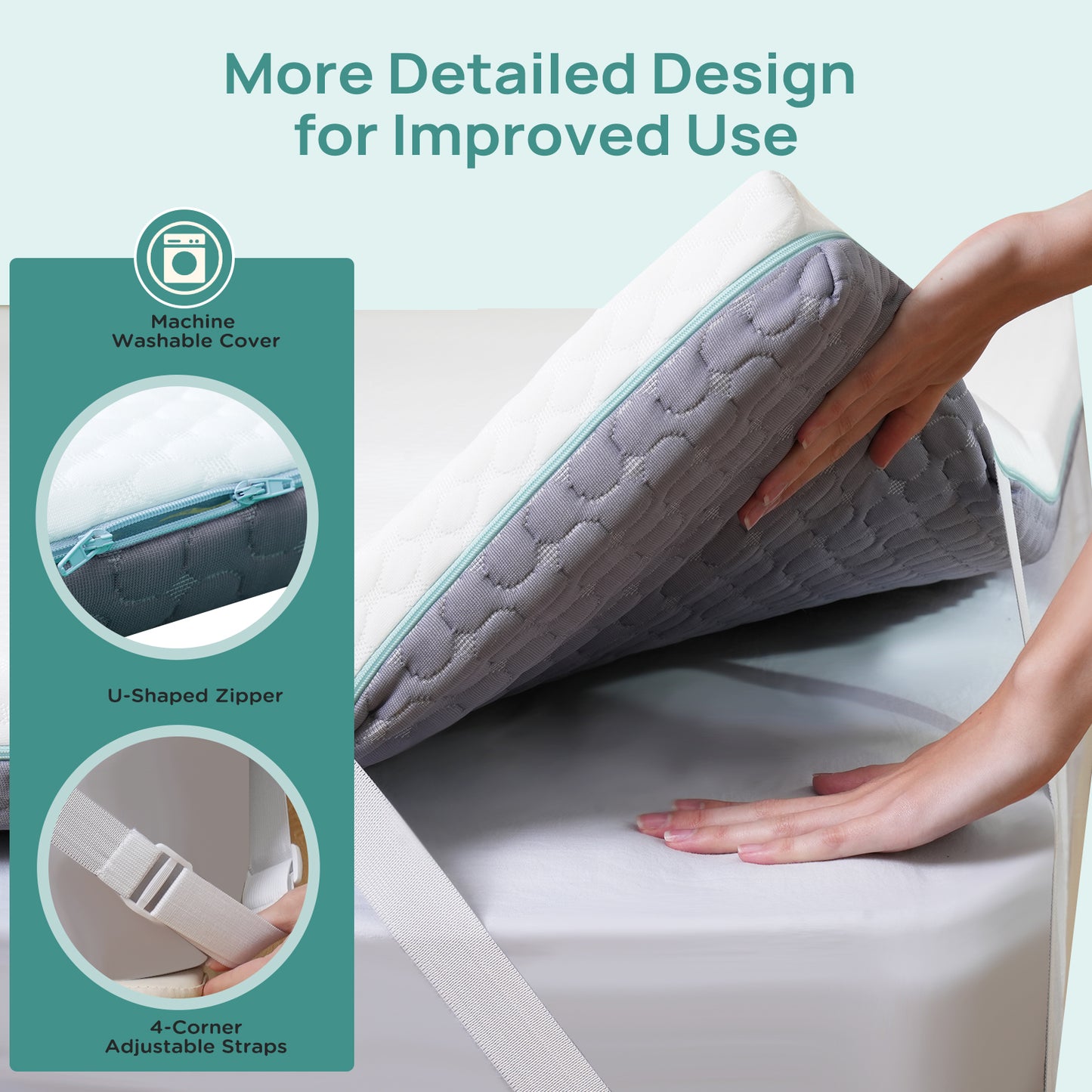 3 Inch Mattress Topper with Softness Options
